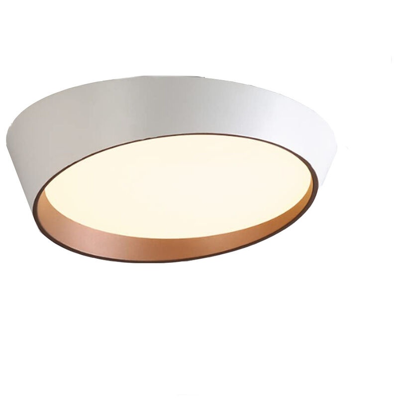 foto del prodotto vetrineinrete plafoniera a led 46 watt lampada moderno da soffitto rotonda irregolare luce calda 3000k