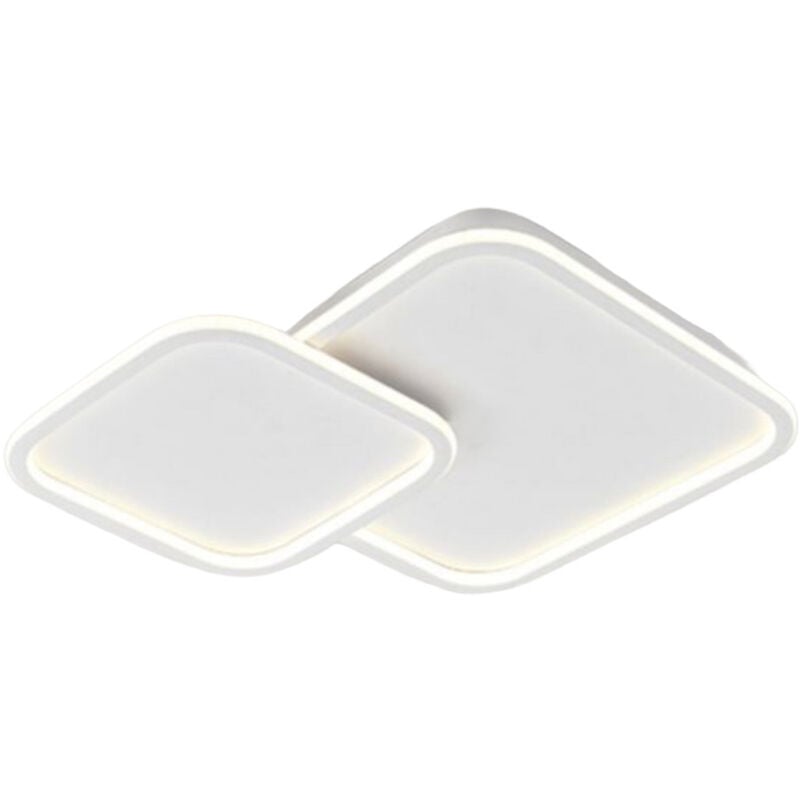 foto del prodotto vetrineinrete plafoniera a led due rombi a tripla colorazione di luce 60 watt lampada da soffitto