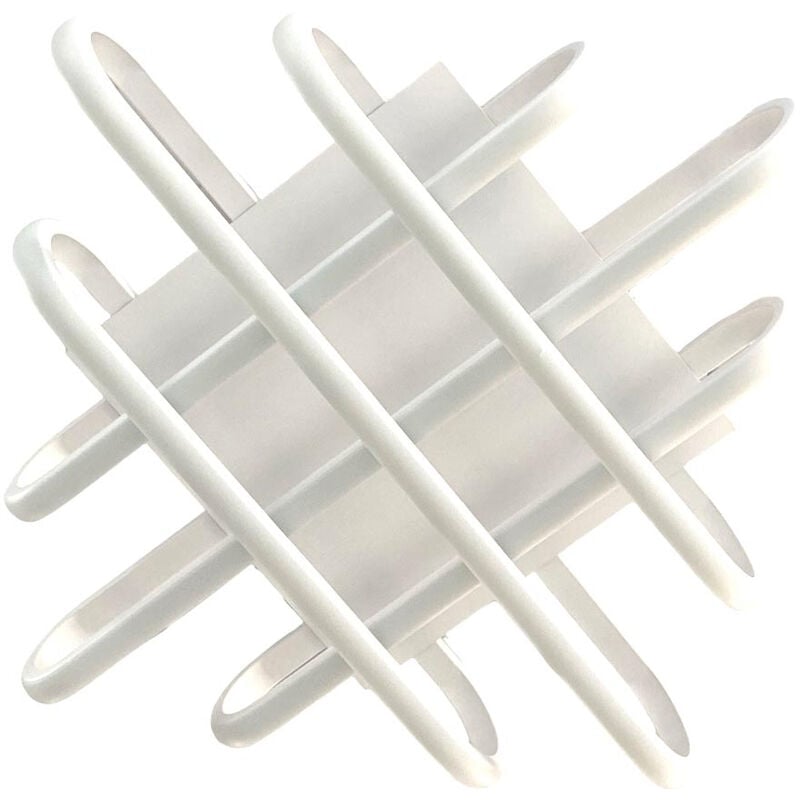foto del prodotto vetrineinrete plafoniera da soffitto a led 58 watt lampadario bianco design moderno luce fredda 6500k
