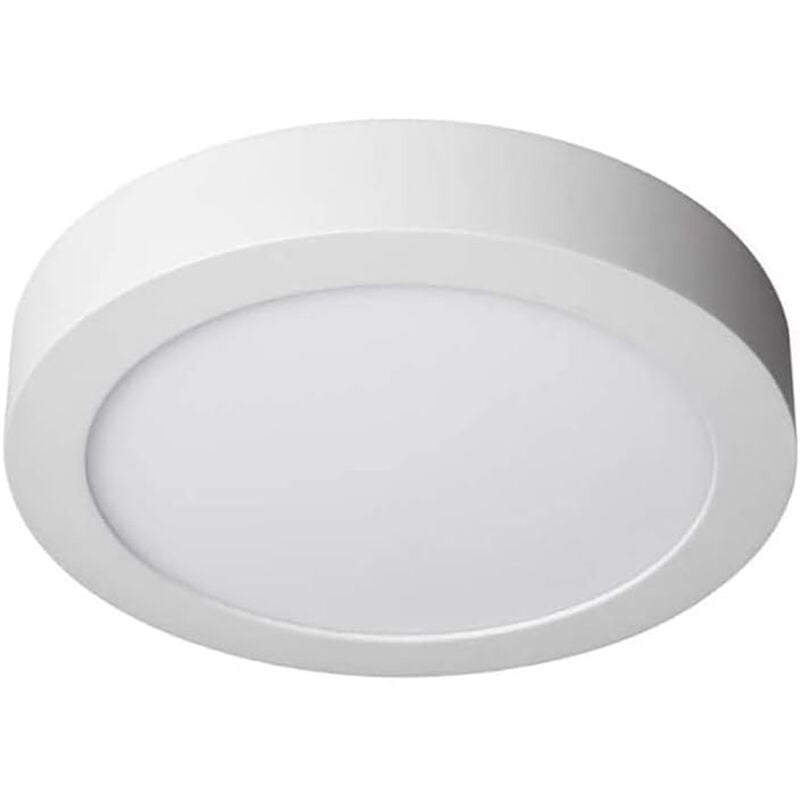 foto del prodotto vetrineinrete plafoniera led montaggio esterno 18 watt cct tre colorazione di luce fredda calda naturale selezionabile