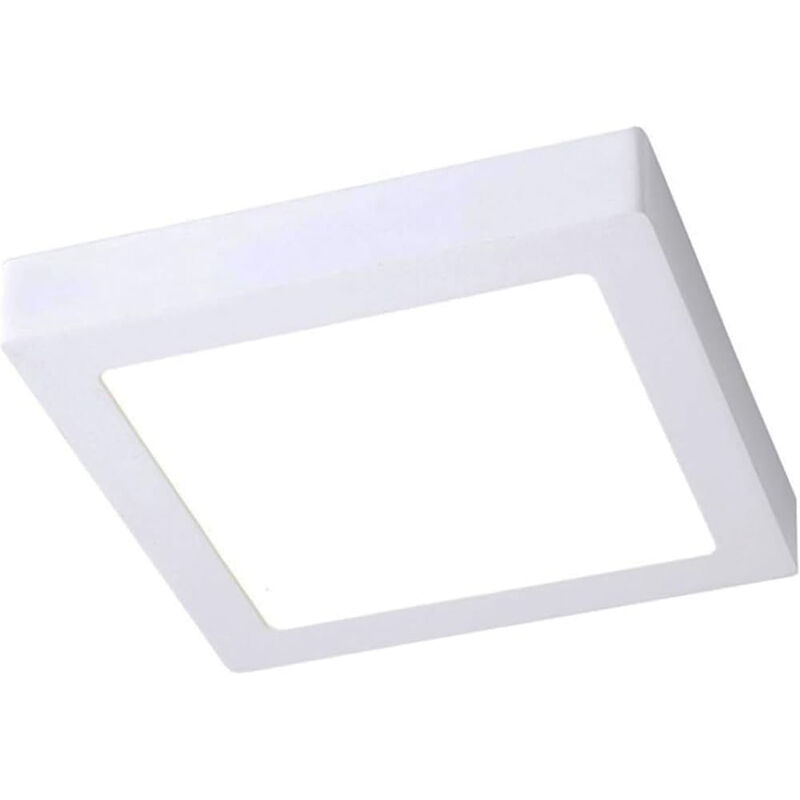 foto del prodotto vetrineinrete plafoniera led montaggio esterno 18 watt cct tre colorazione di luce fredda calda naturale selezionabile