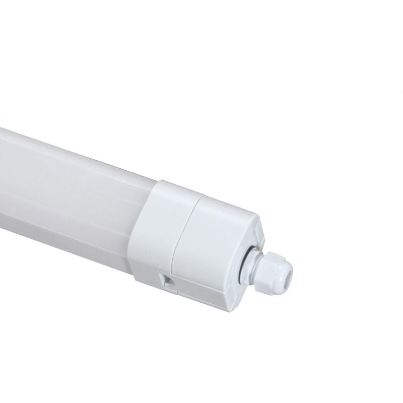 foto del prodotto vetrineinrete plafoniera neon per esterno a led lampada tubo da soffitto 50 watt 150 cm impermeabile ip65 luce fredda 6500k