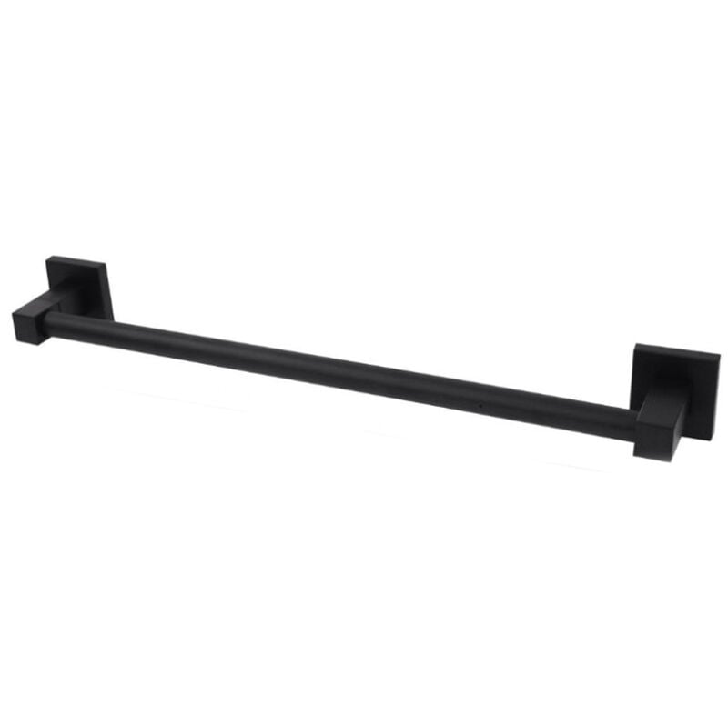 foto del prodotto vetrineinrete porta asciugamano moderno da muro in acciaio 43 cm fissaggio con viti o senza viti biadesivo accessori arredo bagno