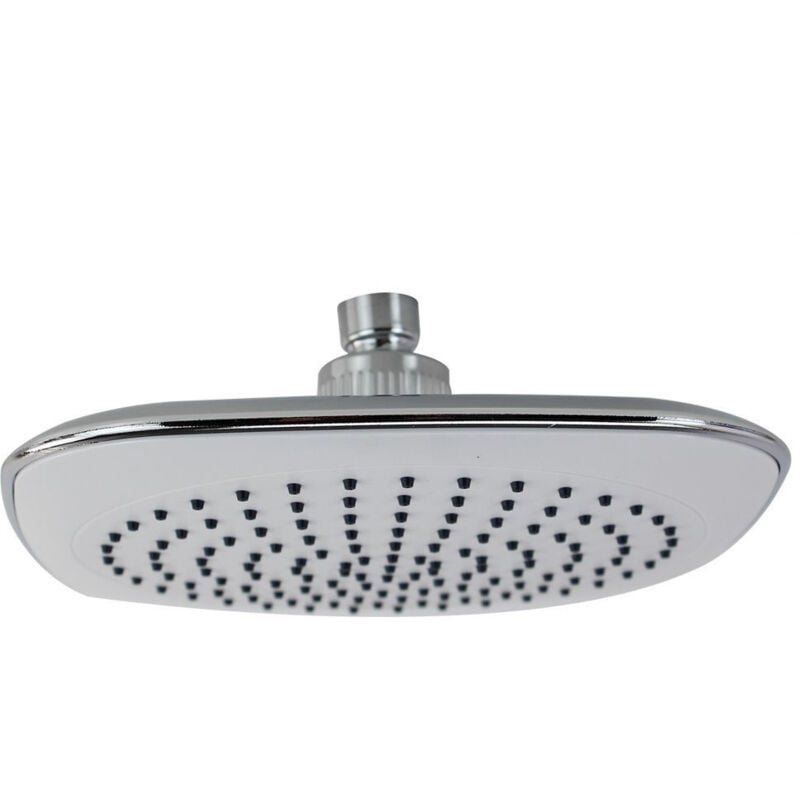foto del prodotto vetrineinrete soffione per doccia da bagno quadrato 20x20 cm in abs effetto pioggia con filtro anticalcare ad alta pressione