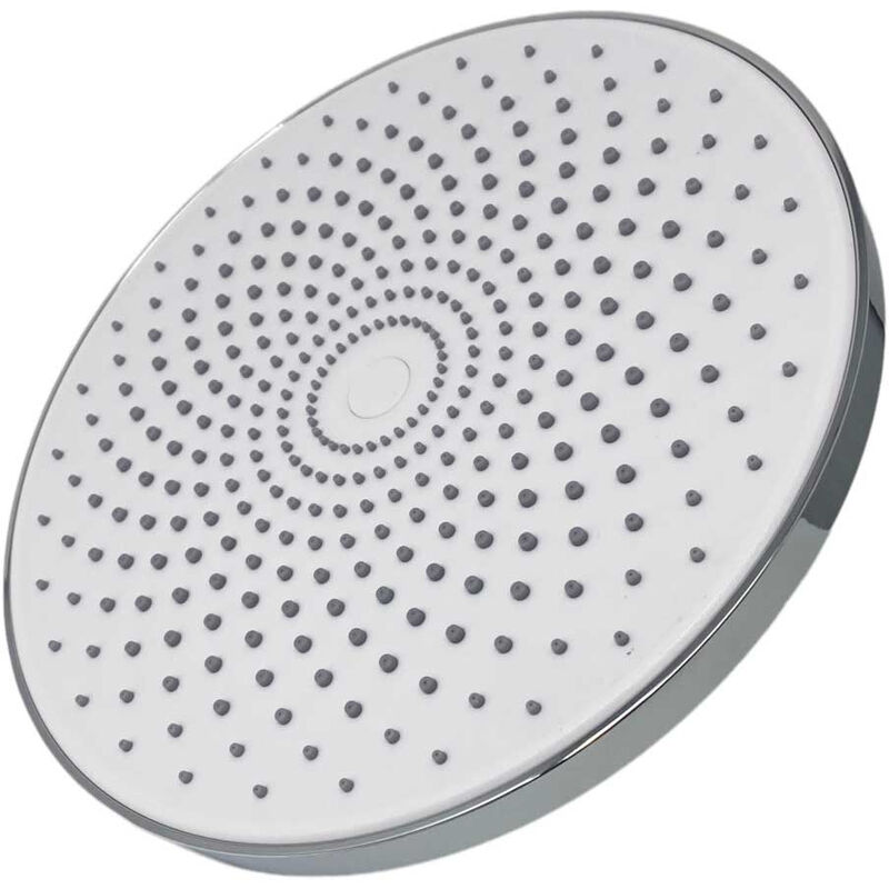 foto del prodotto vetrineinrete soffione per doccia da bagno rotondo 22 cm in abs doccetta con filtro anticalcare alta pressione cromato