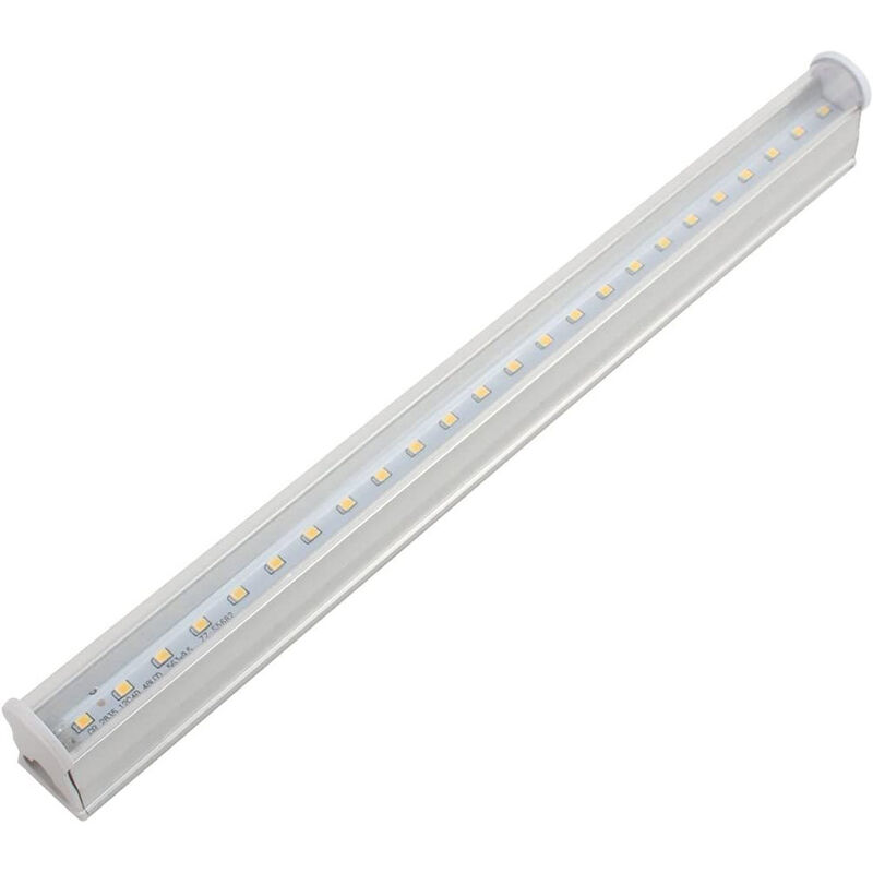 foto del prodotto vetrineinrete sottopensile led smd trasparente plafoniera neon tubo 120 cm 21 watt luce calda 3000k reglette per soffitto mensole ripiani