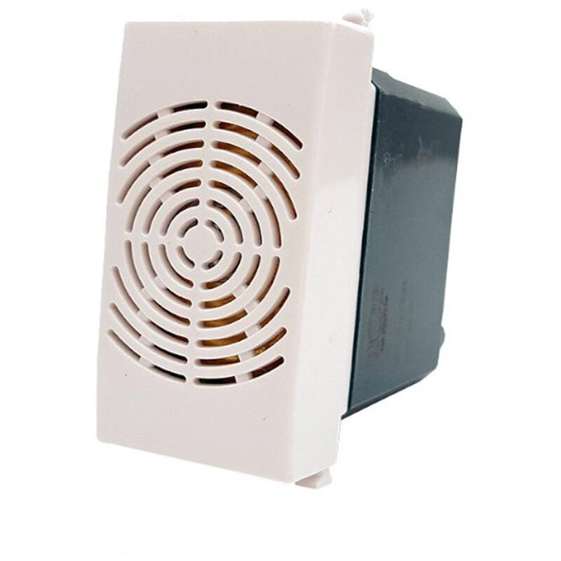 foto del prodotto vetrineinrete suoneria compatibile con vimar plana modulo campanello pulsante 6a 220v bianco