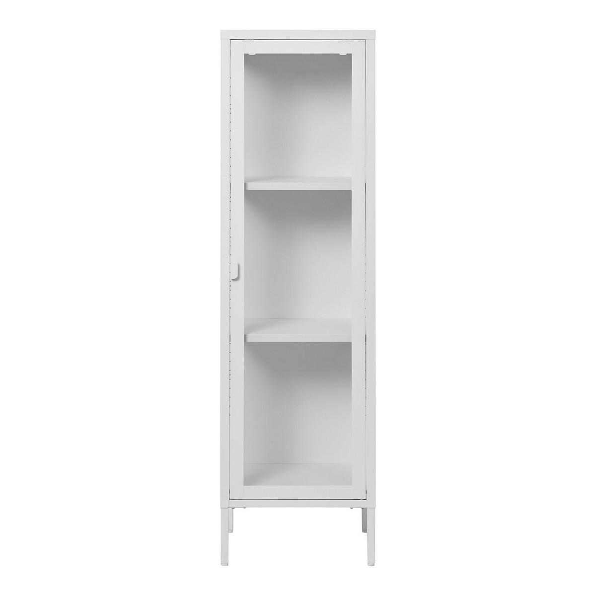 foto del prodotto vetrinetta brisbane, bianco, metallo, 40x35x140 cm, epikasa