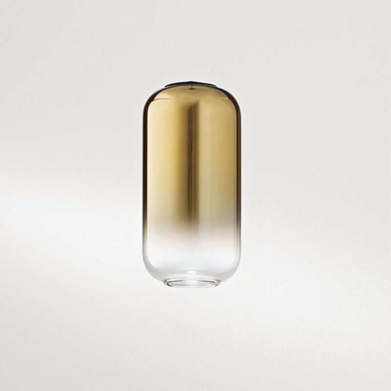 foto del prodotto vetro borosilicato contemporaneo hunter oro specchiato d10