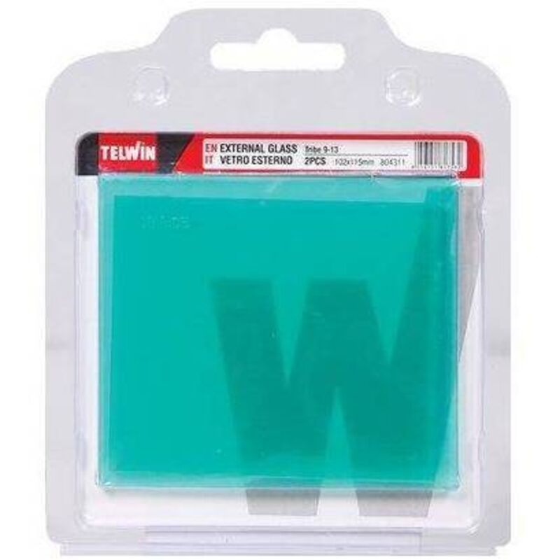 foto del prodotto vetro maschera esterno tribe telwin trasparente mm 102x115 cf pz 2