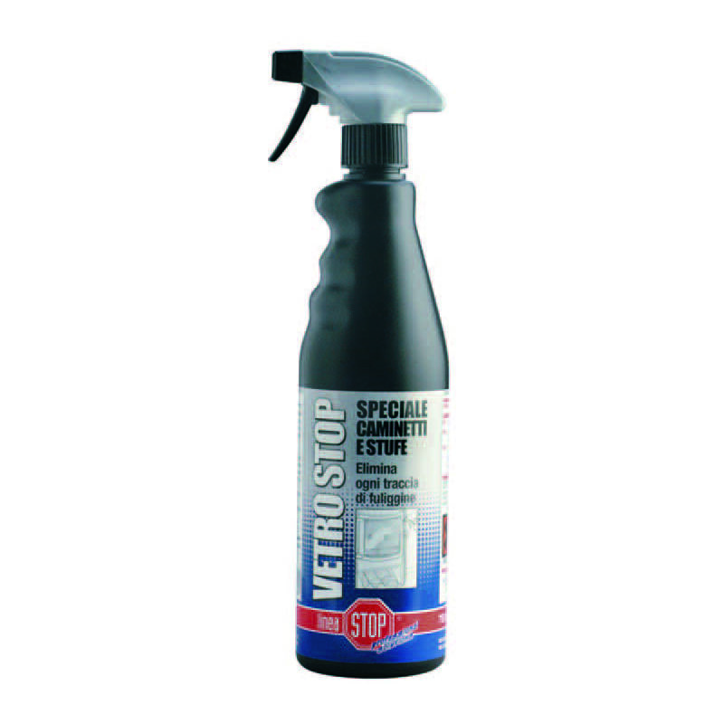 foto del prodotto vetro stop per caminetti e stufe ml.750 in flacone spray dixi