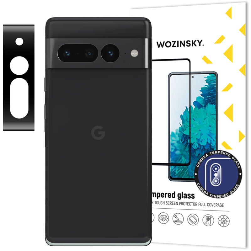 foto del prodotto vetro temperato 9h per la fotocamera per google pixel 7 pro full camera glass