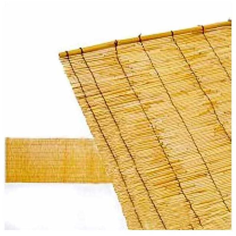 foto del prodotto vette - arella in bambu' cannucciata mt 1,5x3 con carrucola e corde avvolgibile 150x300