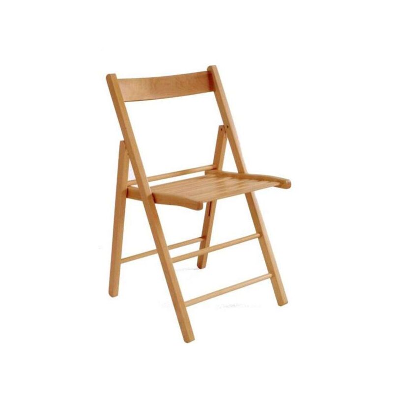 foto del prodotto vette sedia legno pieghevole birreria faggio