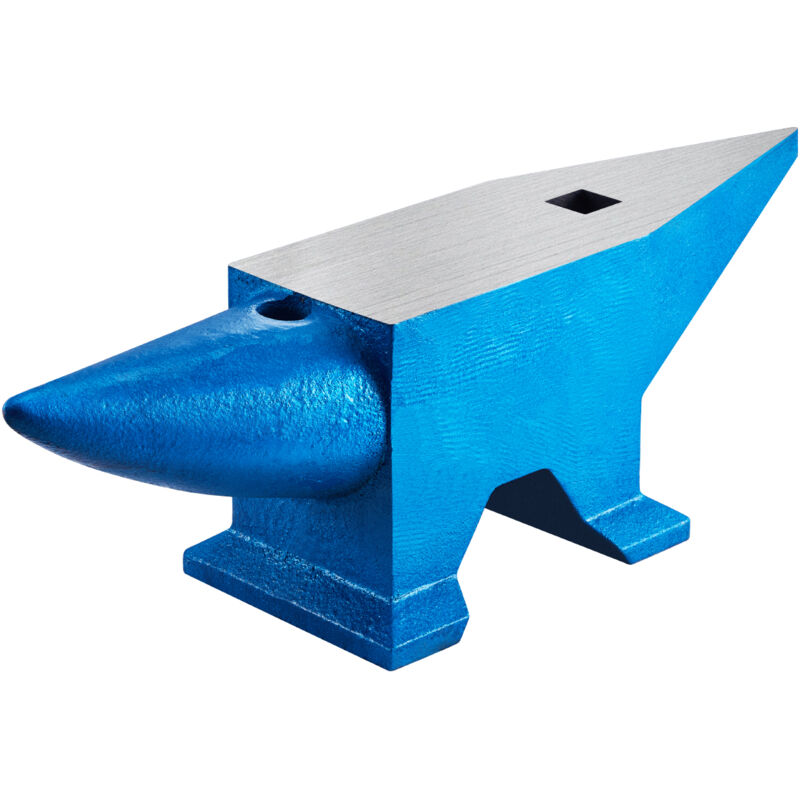 foto del prodotto vevor 132.3lbs incudine acciaio 60 kg incudine in acciaio blu forgiatura rivettatura appiattimento formatura del metallo lavorazione dei metalli