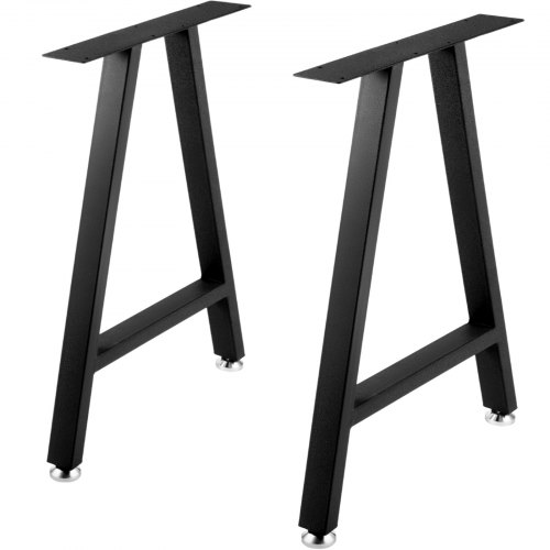 foto del prodotto vevor 2 pezzi gambe da tavolo in ferro a forma di a, 71x45 cm gambe tavolino di ricambio, gambe da scrivania capacit da 800 libbre per scrivanie da ufficio, tavoli da pranzo, tavolini da caff 