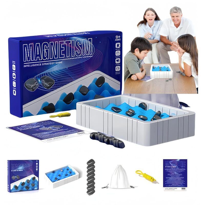 foto del prodotto vevor 2024 set di scacchi magnetici portatili gioco di strategia per bambini adulti divertente gioco per feste in famiglia gioco da tavolo