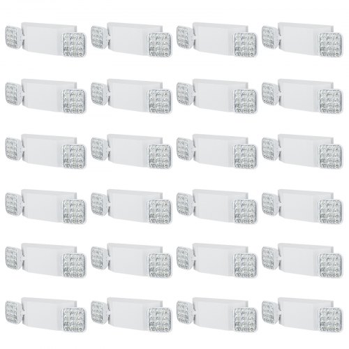 foto del prodotto vevor 24 pezzi led luce emergenza commerciale illuminazione con batteria back up