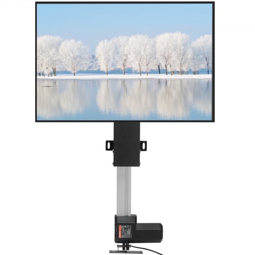 foto del prodotto vevor 500mm staffa di sollevamento tv automatico 4000n regolabile portata peso 75kg dimensioni tv compatibili 71,1 81,3 cm