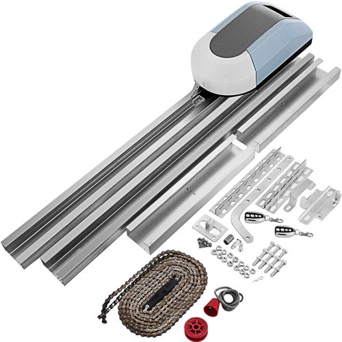 foto del prodotto vevor 800n apricancello scorrevole, automatico 120mm s, apriporta garage con 2 remoto, wireless 154w ferramenta per cancelli, adatto per porte 12m , ideale per hotel, fabbriche, scuole