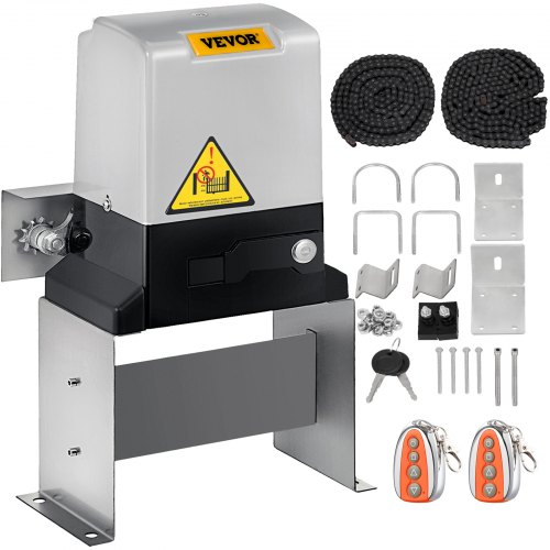 foto del prodotto vevor apricancello scorrevole 817 kg cancello scorrevole apriporta con 2 telecomandi, kit ferramenta per cancello sicurezza, 360 w velocit viaggio 13 m min motore elettrico per cancello scorrevole
