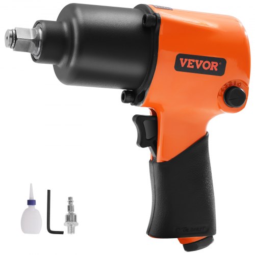 foto del prodotto vevor avvitatore pneumatico a percussione quadrato 1,27cm 1193 nm, avvitatore pneumatico a impulsi pressione tra 6,2 8,3bar velocit max. 7500giri min per riparazioni auto veicoli da officina garage