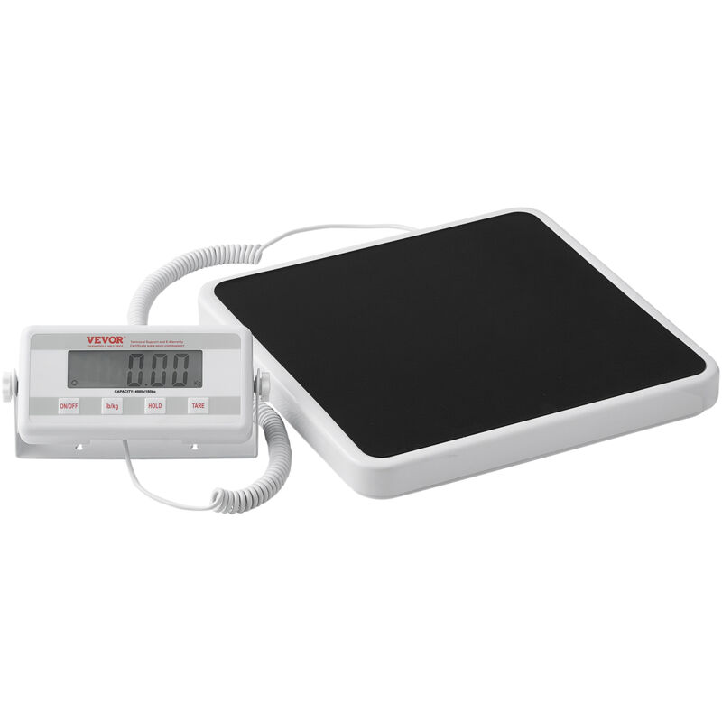 foto del prodotto vevor bilancia medica portatile, bilancia digitale professionale per medici per pesare con tappetino antiscivolo, 2 unita kg lb , funzione hold