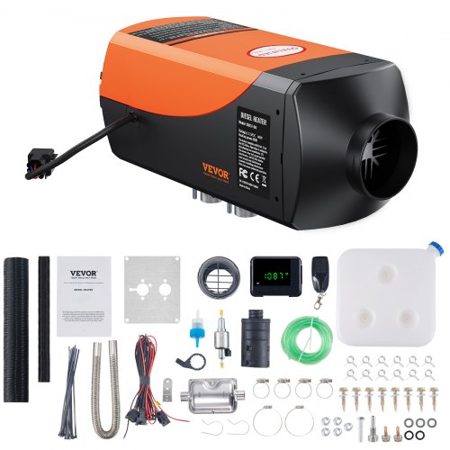foto del prodotto vevor carburante gasolio riscaldatore d aria diesel per auto camper camion rv 12 v 5 kw temperatura regolabile 8 c 36 c controllo remoto riscaldatore