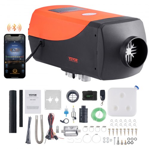 foto del prodotto vevor carburante gasolio riscaldatore d aria diesel per auto camper camion rv 12v 8kw temperatura regolabile 8 c 36 c controllo bluetooth riscaldatore riscaldatore a gasolio riscaldatore gasolio