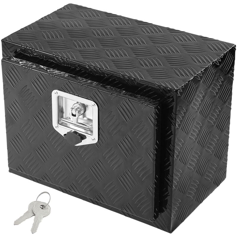 immagine 0 del prodotto vevor cassetta porta attrezzi per camion autocarro sottoscocca, cassetta degli attrezzi 46x32x36cm, scatola portaoggetti per pick up, lega di