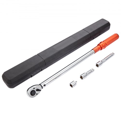 foto del prodotto vevor chiave dinamometrica meccanica 1,27cm forza torsione 34 340nm kit di chiave dinamometrica da officina per auto moto lettura precisione 3 , kit di chiave torsiometrica meccanica 1,27cm per veicoli