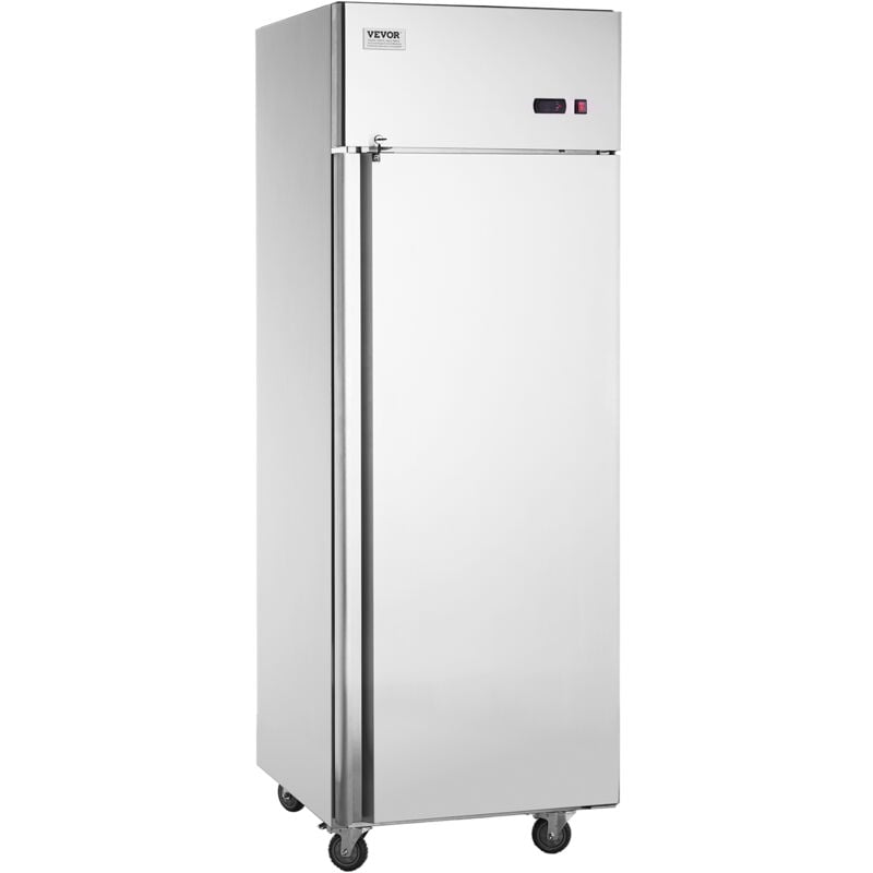 foto del prodotto vevor congelatore commerciale 685 x 800 x 2110 mm congelatore verticale a porta singola 547 l in acciaio inossidabile con sbrinamento automatico, 3