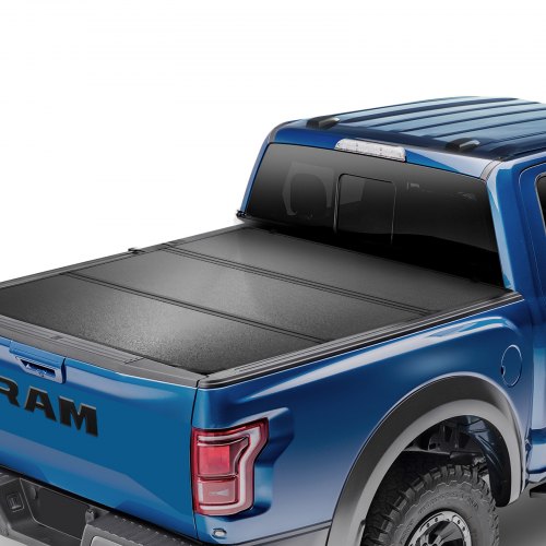 foto del prodotto vevor copertura cassone ripiegabile per camion, compatibile ford f 250 f 350 super duty 1999 2024, styleside 6,75 81, 82 , adatta letto interno 5,4 6,8 x 6,7 x 6,7 x 5,6 , carico 400 libbre