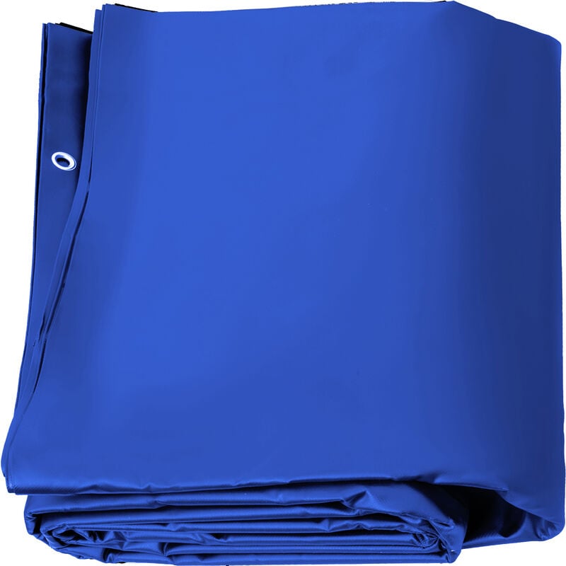 foto del prodotto vevor copertura di sicurezza per piscina in blu, 4x8m per telo di copertura per piscina rettangolare in polipropilene, coperchio rettangolare di