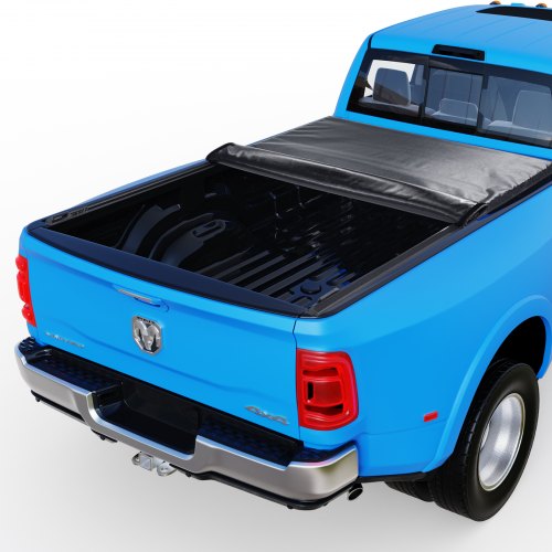 foto del prodotto vevor copertura per cassone retrattile 1938 x 1687 mm copertura per cassone avvolgibile per camion, dodge ram 1500 2002 2018, 2003 2024 2500 3500, 2019 2024 classico, pvc morbido, cassone avvolgibile