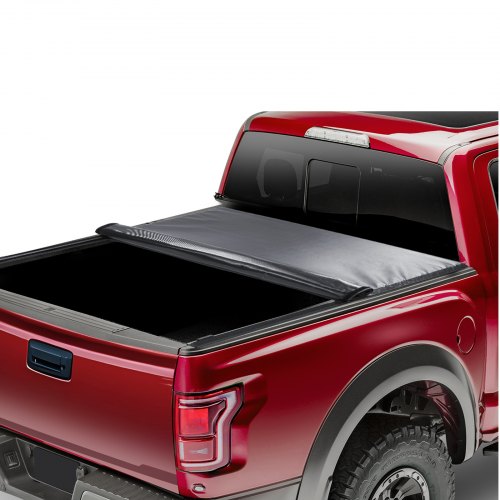 foto del prodotto vevor copertura per cassone retrattile 2004 x 1582 mm 2017 x 1608 mm copertura per cassone avvolgibile per camion, per chevy silverado gmc sierra 1500 2014 2024, pvc morbido, cassone avvolgibile