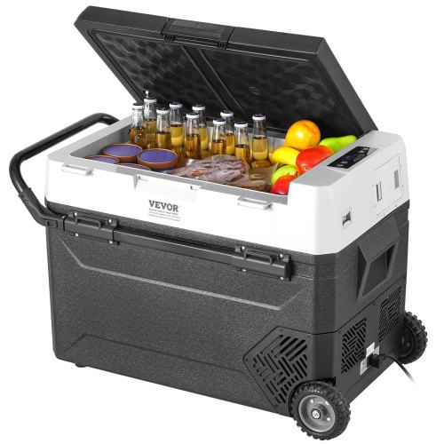 foto del prodotto vevor frigorifero portatile per auto, frigorifero 12 v, congelatore portatile zona singola 60 l, temperatura regolabile 20 20 , refrigeratore a compressore per casa, esterno, camper, auto