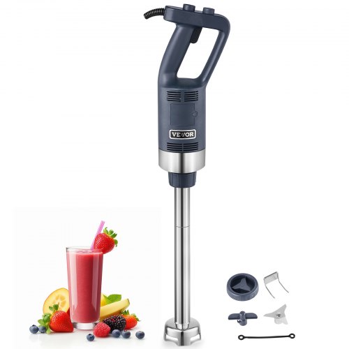 foto del prodotto vevor frullatore a immersione commerciale 500 w frullatore a immersione per impieghi gravosi 406,4 mm con lama in acciaio inossidabile, frullatore portatile multiuso per zuppe, salse, pur di patate