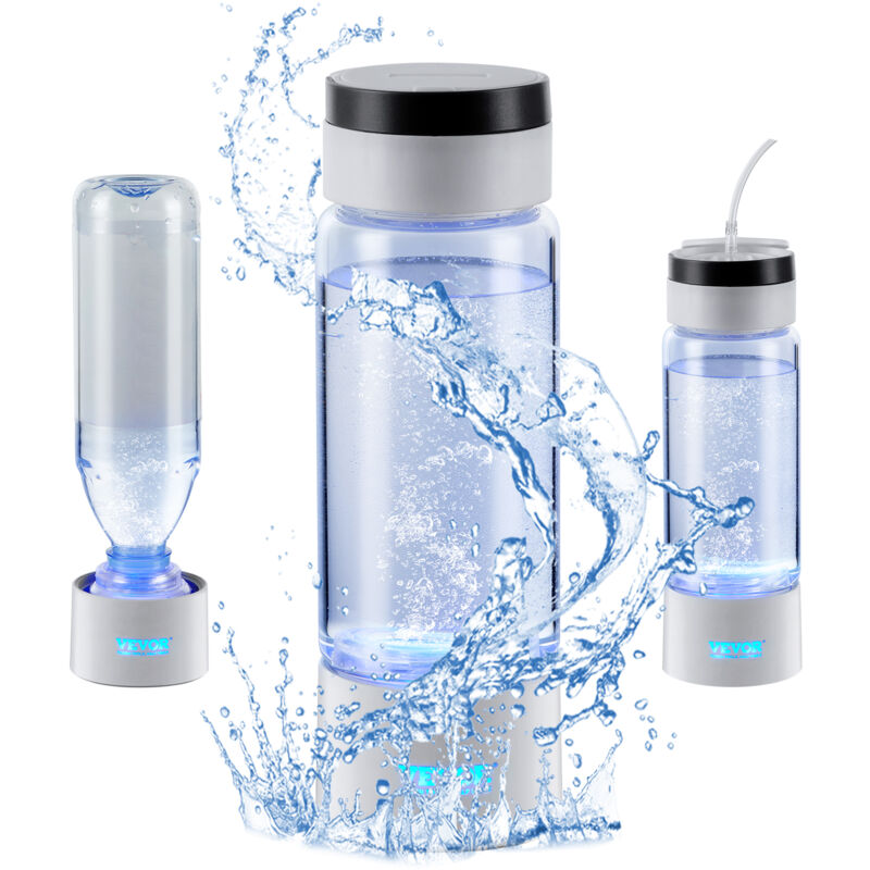 foto del prodotto vevor generatore di bottiglie deacqua di idrogeno, macchina per ionizzazione deacqua 380 ml, macchina per ionizzatore deacqua ricca di idrogeno