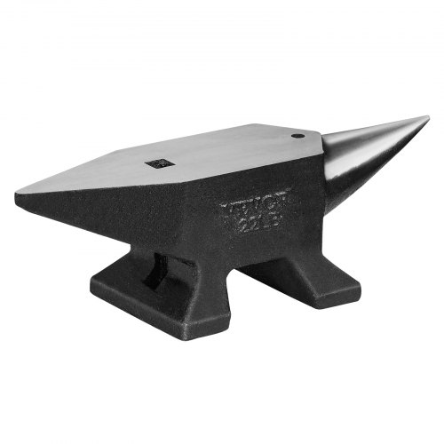 foto del prodotto vevor incudine da fabbro 10 kg incudine in acciaio fuso stile italiano 260x82 mm durezza 50hrc con foro rotondo 9,5 mm e quadrato 16 mm, strumento per lavorazione dei metalli artigianato gioiellieri
