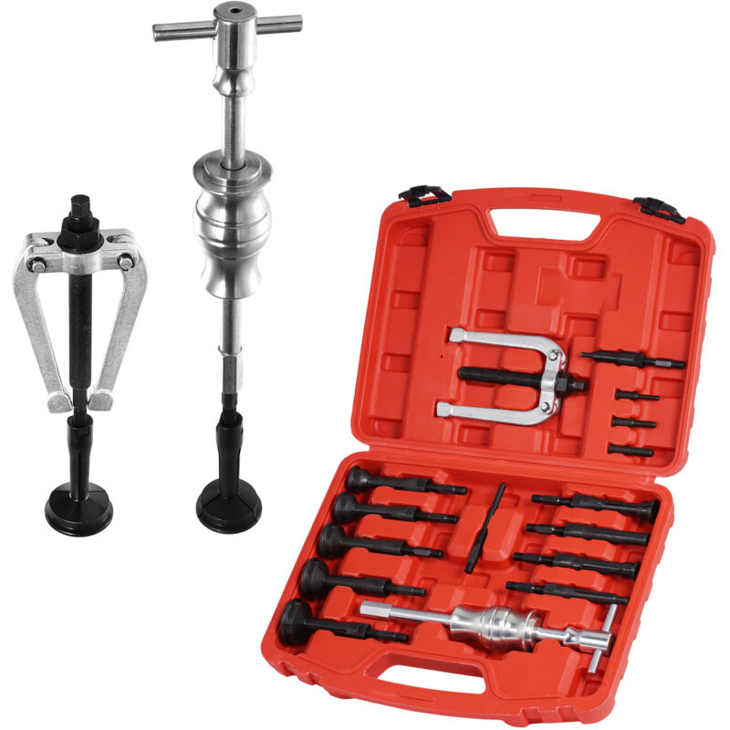 foto del prodotto vevor kit estrattore anello cuscinetto ed estrattore guarnizione per pinza per foro cieco, kit di strumenti per rimozione cuscinetto interno inserto