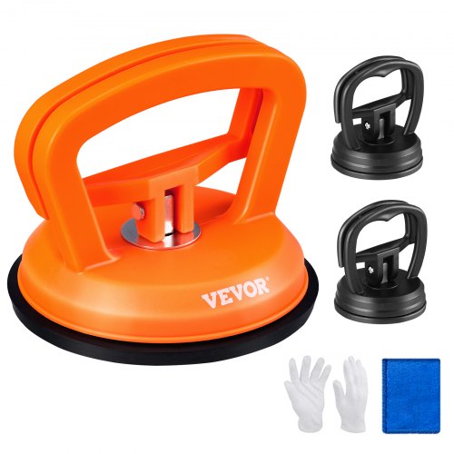 foto del prodotto vevor kit strumento riparazione di ammaccature per carrozzeria a ventosa 3 pezzi in abs 11,8 cm 5,6 cm, kit rimozione ammaccature senza vernice a ventosa in abs gomma da garage officina fai da te