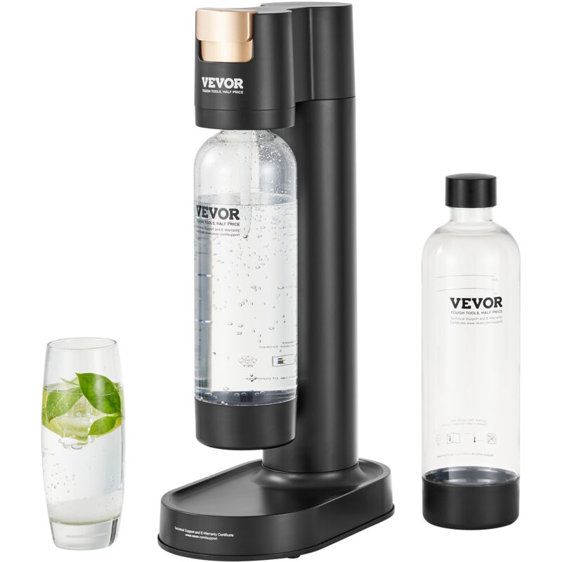 foto del prodotto vevor macchina acqua gassata,macchina acqua gassata soda per carbonatazione domestica con 2 bottiglie in pet 1 litro senza bpa,compatibile con