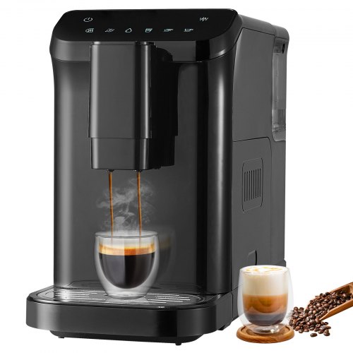 foto del prodotto vevor macchina per caff espresso automatica 15 bar contenitore chicchi 180g