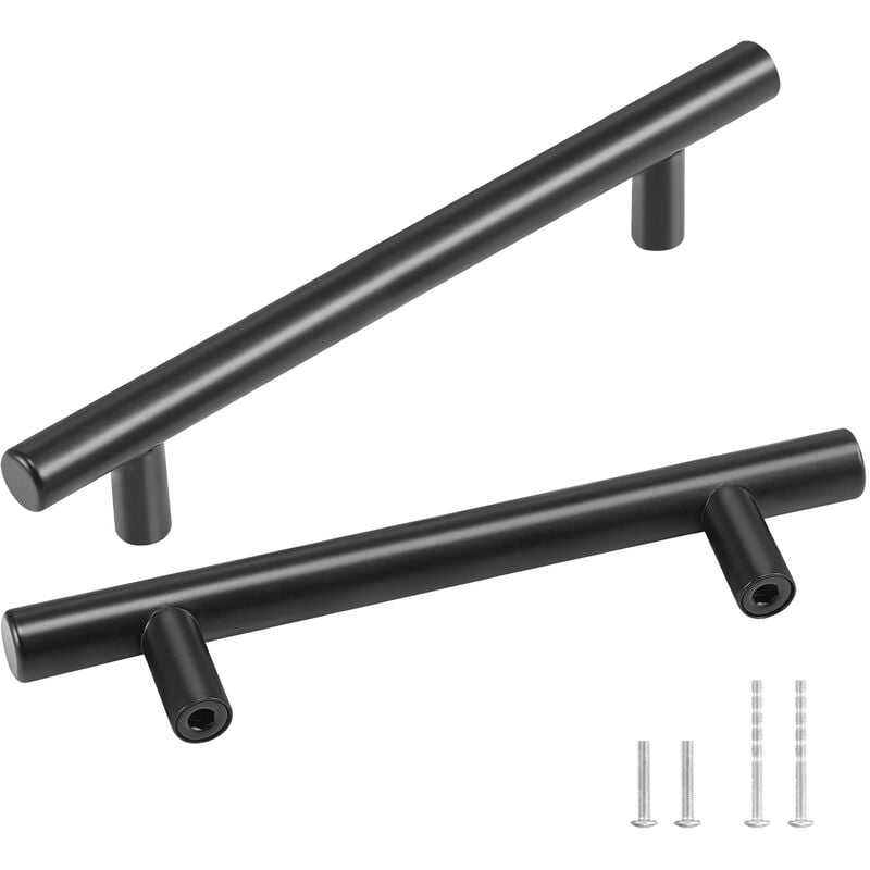 foto del prodotto vevor maniglia per mobili da cucina 30 pezzi maniglie per cassetti armadietti in acciaio inossidabile distanza fori centrali 128mm, maniglie per