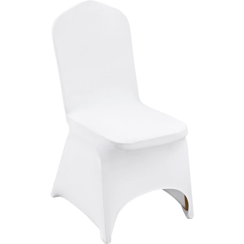 foto del prodotto vevor mmws copertura sedia, 50 pezzi elasticizzato fodera, fodere coprisedia, copertura della sedia decorazione per banchetti, coprisedie buona