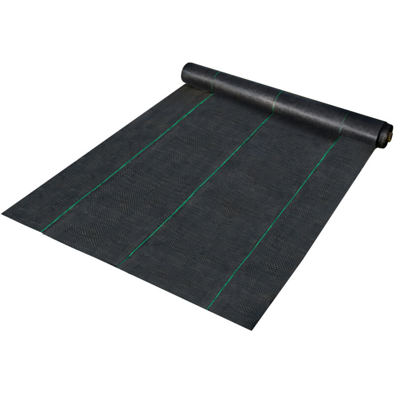 foto del prodotto vevor mophorn tessuto anti erbacce, 6 piedi x 300 piedi, geotessile resistente da 1,5 once, copertura del terreno intrecciata per serre