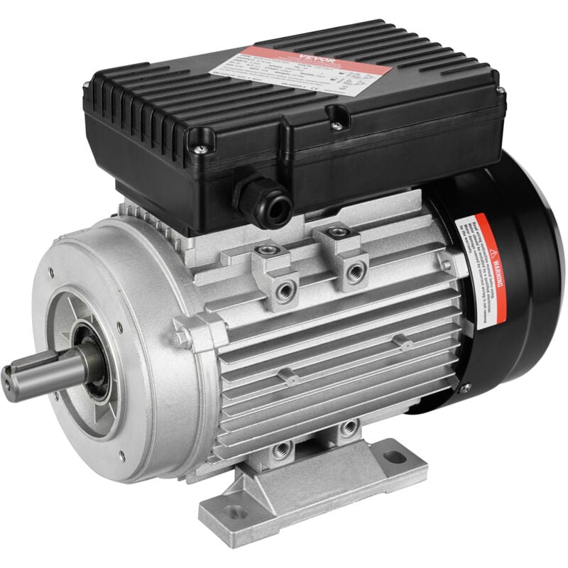 foto del prodotto vevor motore elettrico 0,75kw 1400 giri min, ca 220240v 5,45a, 80, telaio b34, motore compressore dearia monofase, albero chiavetta 19mm, rotazione