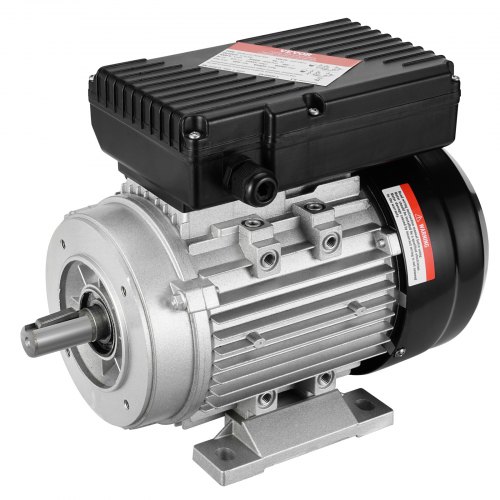 foto del prodotto vevor motore elettrico 0,75kw 2850 giri min, ca 220 240v 5,15a, 80, telaio b34, motore compressore aria monofase, albero chiavetta 19mm, rotazione cw ccw per macchine agricole e attrezzature generali