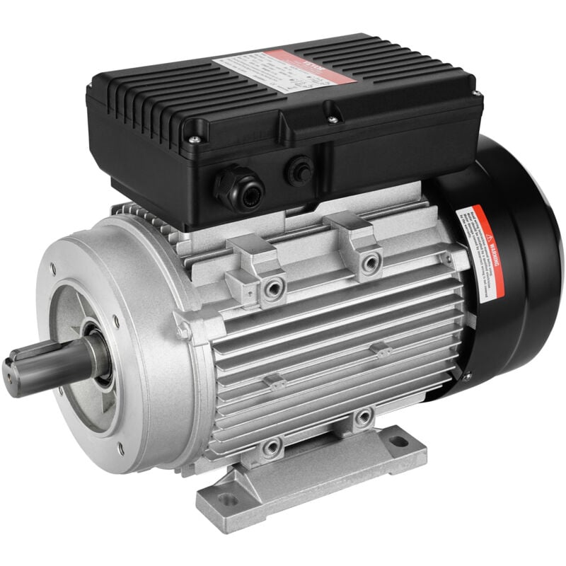 foto del prodotto vevor motore elettrico 1,5kw 1400 giri min, ca 220240v 9,85a, 90l, telaio b34, motore compressore dearia monofase, albero chiavetta 24mm, rotazione